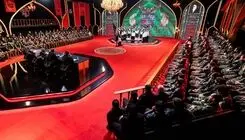  سینه زنی مهاجرین افغانستانی در برنامه حسینیه معلی/ فیلم