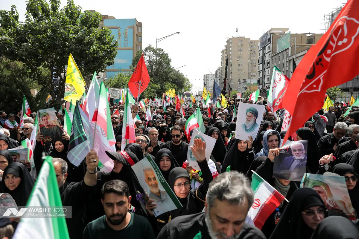 مراسم تشییع پیکر مطهر تعدادی از سرداران و فرماندهان، دانشمندان هسته‌ای