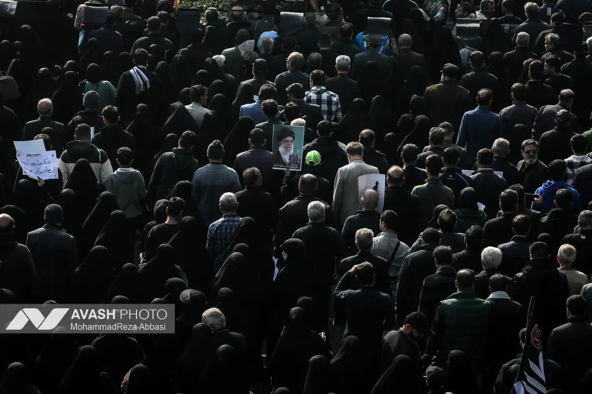 مراسم تشییع پیکرهای ۱۰۰ شهید گمنام - تهران