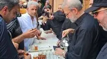 حضور لاریجانی در مسیر اربعین و دیدار با زوار
