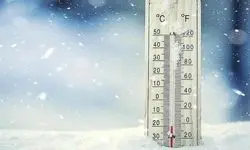 سردترین نقطه کشور در شب گذشته اعلام شد/  منفی 8 درجه زیر صفر