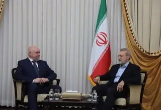 دیدار وزیر انرژی روسیه با لاریجانی