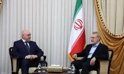 دیدار وزیر انرژی روسیه با لاریجانی