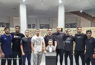 بازدید آزادکاران از موزه کشتی ایران
