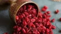 صادرات ۷۷ تن زرشک به ارزش ۱۶۸ هزار دلار به کشورهای مختلف 