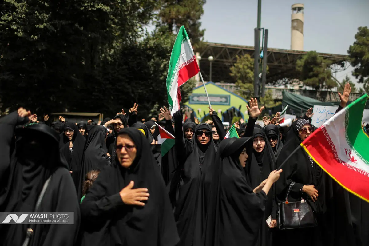 دسته عزاداری مردمی دانشجویی ظهر تاسوعا در تهران