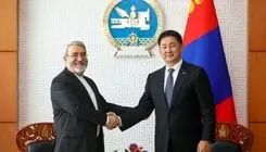 تسلیم استوارنامه سفیر اکردیته ایران به رئیس جمهور مغولستان