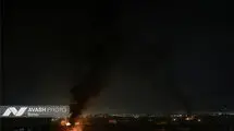 تصاویر تازه و آخرالزمانی از انبار نفت شهران