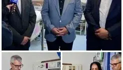 عیادت بقائی به همراه نمایندگان کلیمیان و ارامنه در مجلس از مجروحان حملات رژیم صهیونیستی 