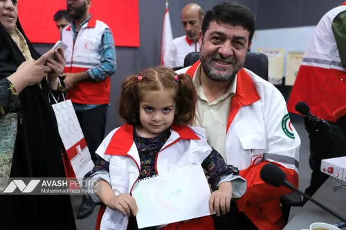 نشست خبری رئیس جمعیت هلال احمر