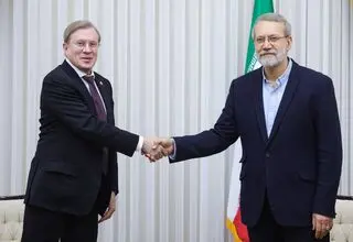 دیدار لاریجانی و معاون نخست‌وزیر روسیه در تهران