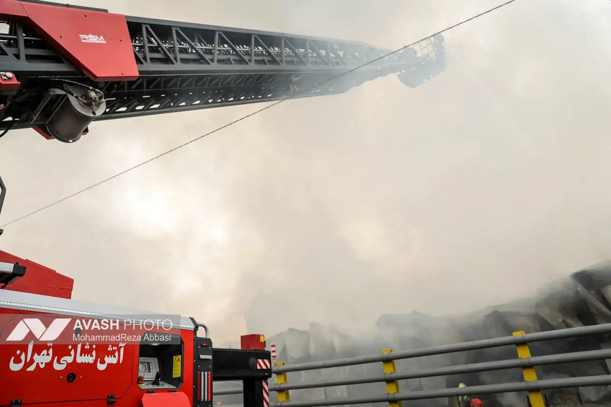 آتش‌سوزی بازار بزرگ جنت‌ - تهران