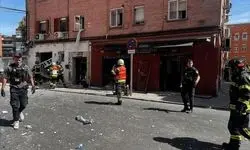 زخمی شدن  ۲۱ نفر پس از انفجار / اولین تصاویر مادرید پس از انفجار + فیلم