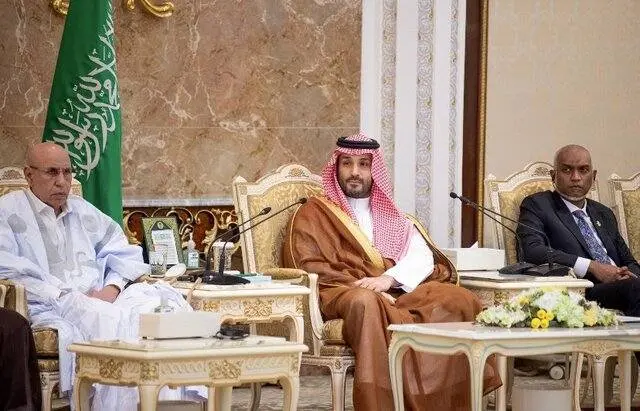 هیئت ایرانی به ضیافت بنسلمان رفتند