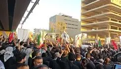 تشییع پیکر رهبر شهید در نجف آغاز شد 