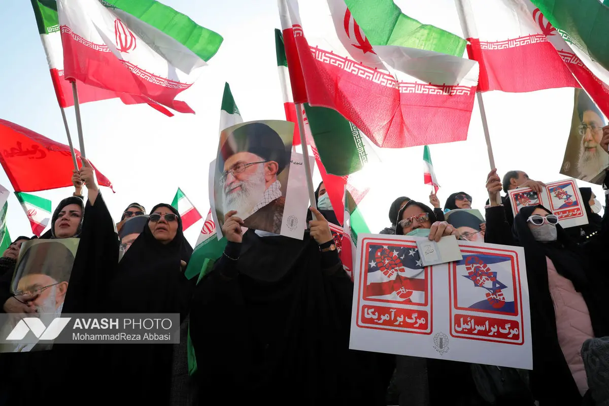 راهپیمایی محکومیت اقدامات تروریستی آمریکا و رژیم صهیونیستی علیه ملت ایران - تهران