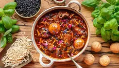  طرز تهیه خورش خلال کرمانشاهی همراه با تزئین مجلسی