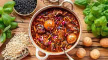  طرز تهیه خورش خلال کرمانشاهی همراه با تزئین مجلسی