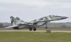 جنگنده میگ-۲۹ اوکراین سقوط کرد