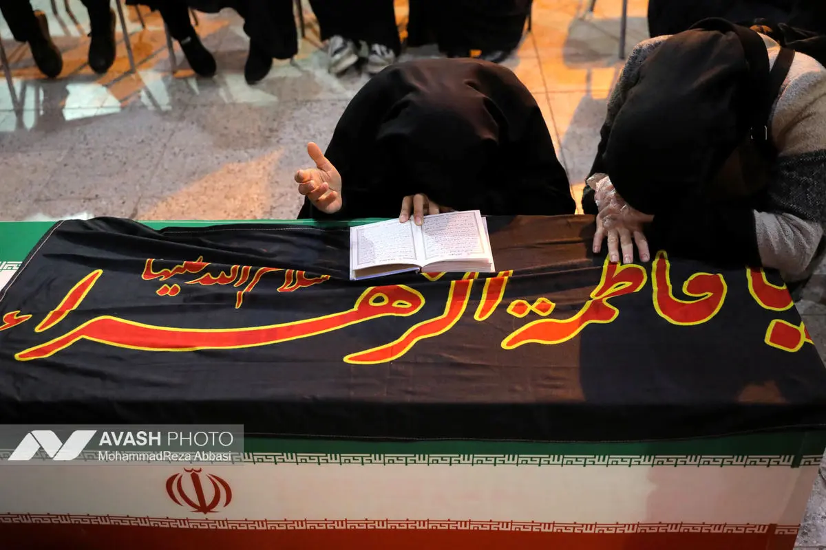 وداع با پیکر شهدای حملات صهیونی-آمریکایی