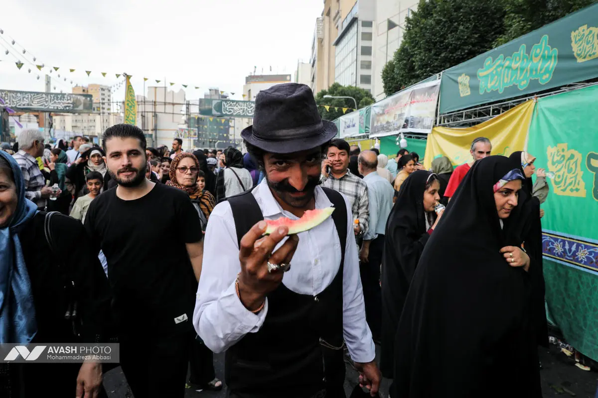 اجتماع ۵ کیلومتری امام رضایی‌ها در تهران