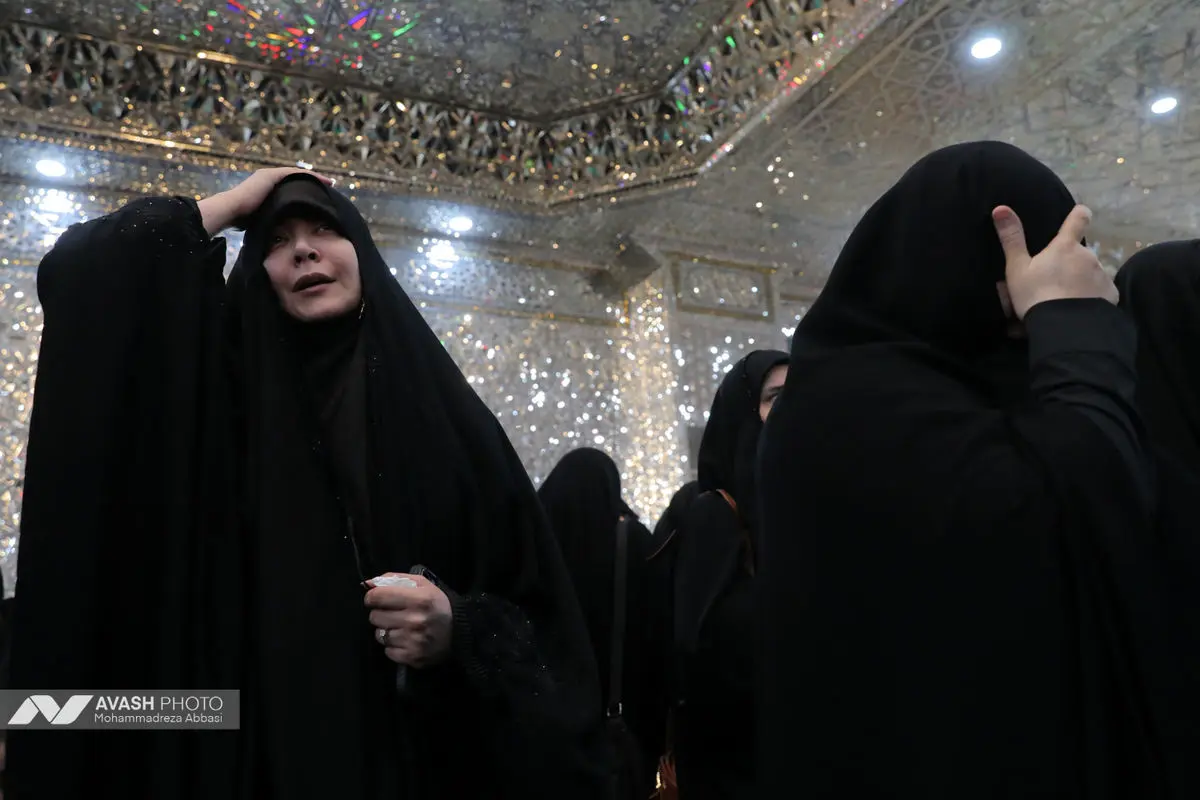 تشییع پیکر دکتر محمدمهدی طهرانچی در حرم حضرت عبدالعظیم حسنی (ع)