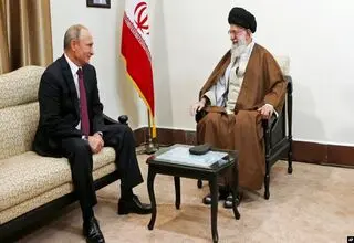 پوتین شهادت آیت الله خامنه ای را تسلیت گفت 