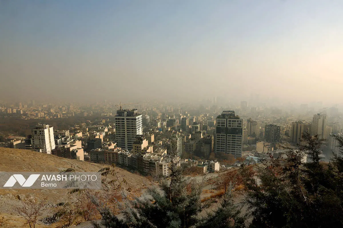 شاخص آلودگی هوای تهران امروز یکشنبه ۱۶ آذر ۱۴۰۴ به تفکیک مناطق