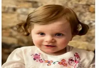 عکس های جگرسوز از نوه ۱۴ ماهه رهبری انقلاب 