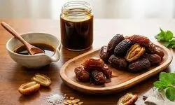 طرز تهیه شیره خرمای خانگی با خرمای خشک و تازه