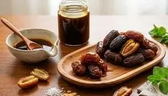 طرز تهیه شیره خرمای خانگی با خرمای خشک و تازه