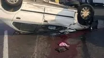 مرگ دردناک دختر ۲۲ ساله در تصادف پژو