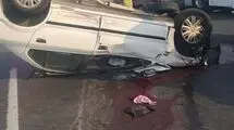 مرگ دردناک دختر ۲۲ ساله در تصادف پژو