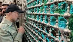 قالیباف به زیارت حرمین امام موسی‌بن‌جعفر (ع) و امام جواد (ع) رفت