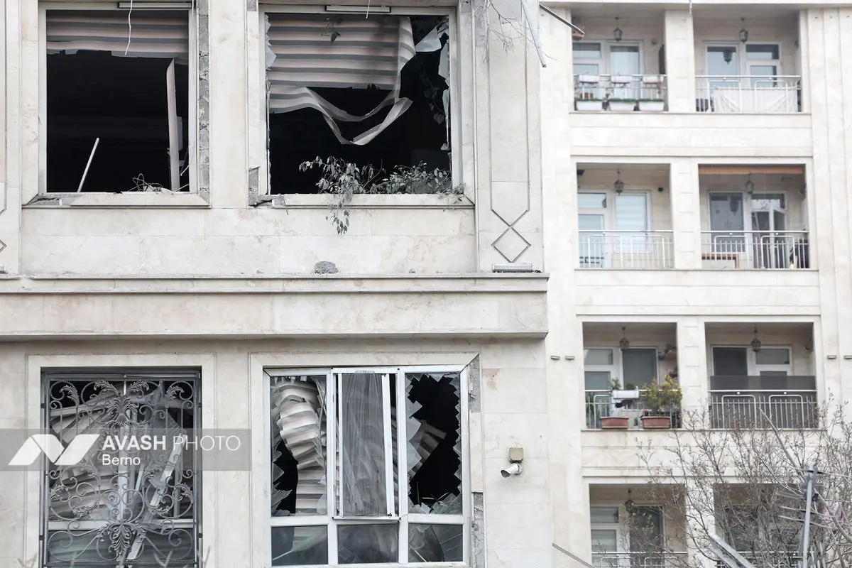 خسارات ناشی از تجاوز هوایی آمریکا و رژیم صهیونیستی به ایران - تهران