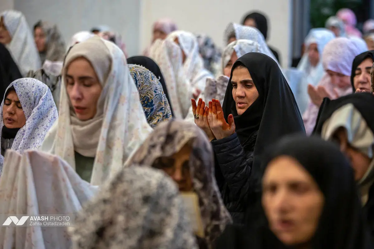 نماز عید فطر در مسجد جامع همت تجریش