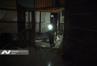 اعلام شمار مصدومان آتش سوزی جنت آباد تهران +فیلم