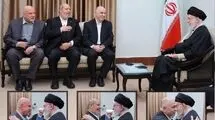 دیدار رئیس و اعضای شورای رهبری حماس با رهبر انقلاب اسلامی 