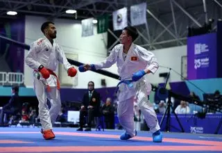 علی مسکینی حریف قرقیز را هم شکست داد