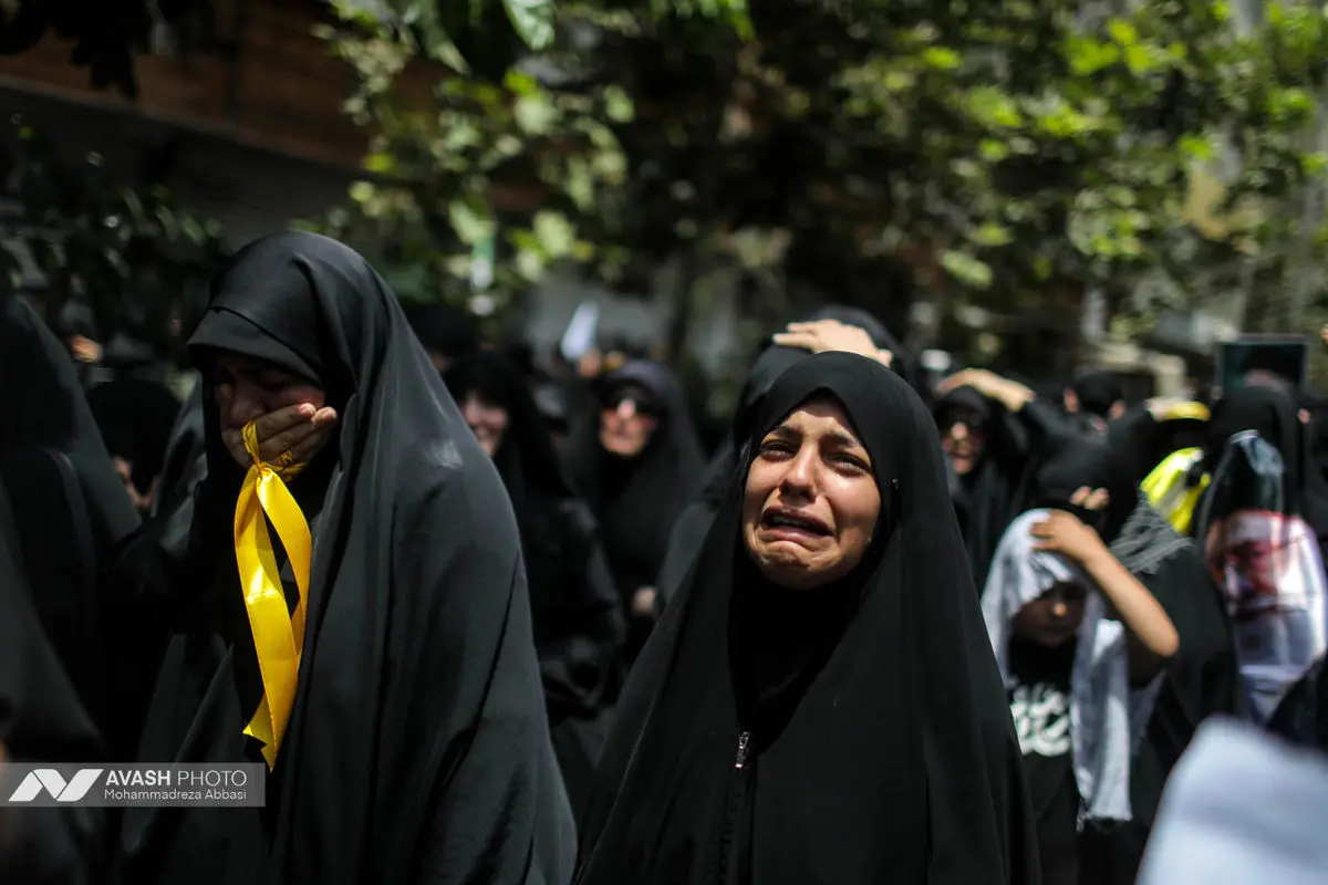 دسته عزاداری مردمی دانشجویی ظهر تاسوعا در تهران