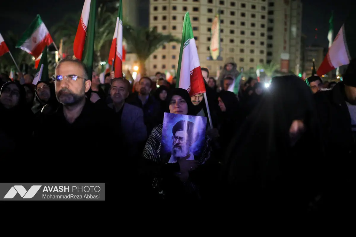 مراسم عزاداری در سوگ رهبر شهید انقلاب - تهران