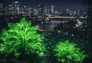 این گیاهان در تاریکی از خود نور ساطع می‌کنند