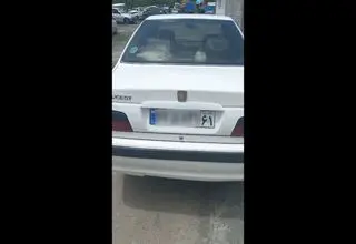 توقیف خودروی پژو پارس با ۱۹۶ میلیون خلافی