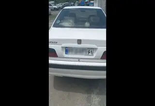 توقیف خودروی پژو پارس با ۱۹۶ میلیون خلافی