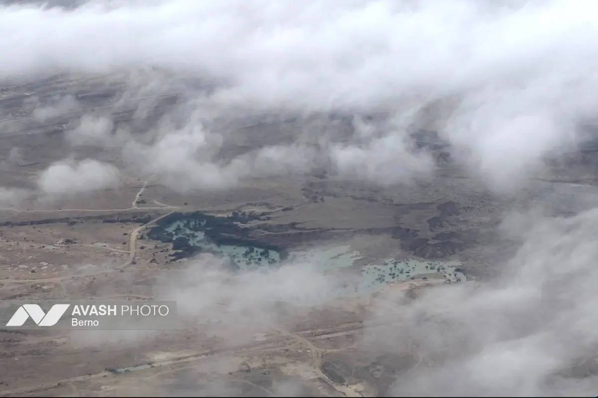 جزیره قشم پس از وقوع سیل