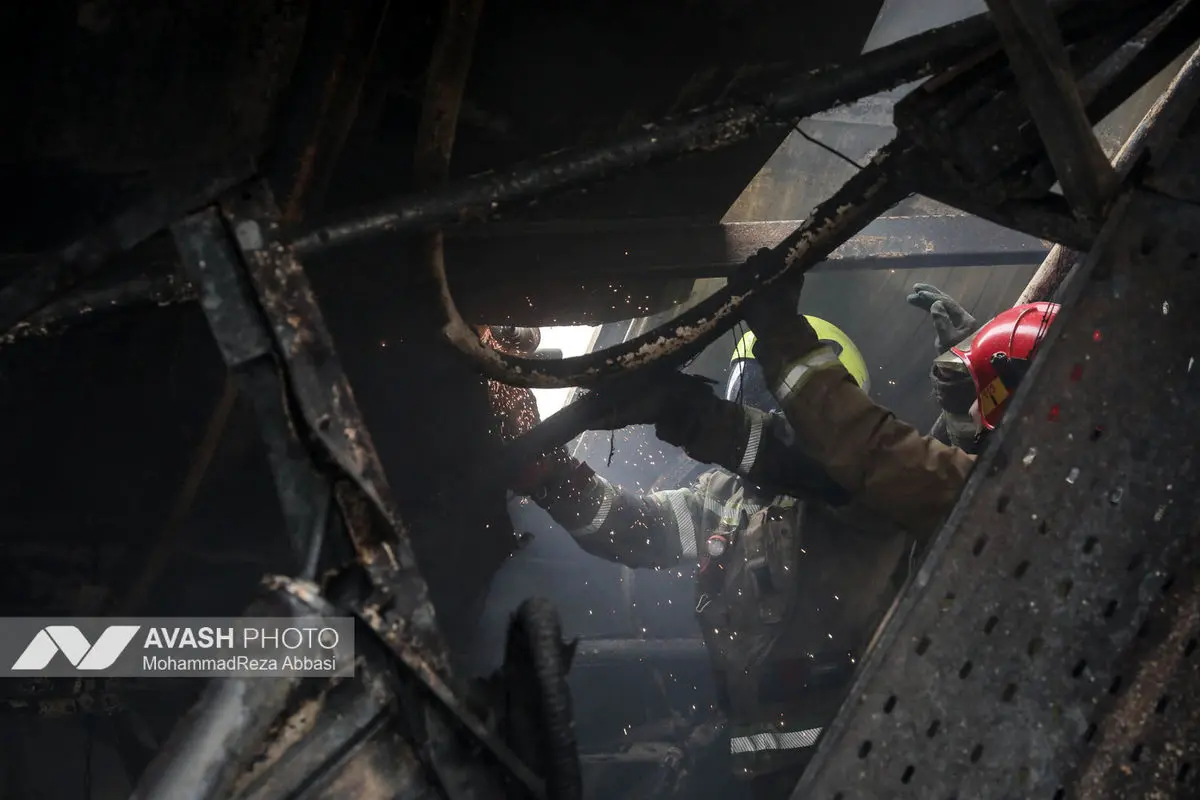آتش‌سوزی بازار بزرگ جنت‌ - تهران