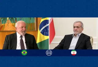 پیام تبریک پزشکیان در پی پیروزی لولا داسیلوا در انتخابات ریاست جمهوری برزیل