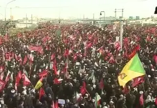 آغاز مراسم تشییع پیکر رهبر شهید در مشهد