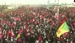آغاز مراسم تشییع پیکر رهبر شهید در مشهد