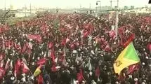 پیکر رهبر شهید وارد مسیر تشییع در بلوار پیامبر اعظم قم شد